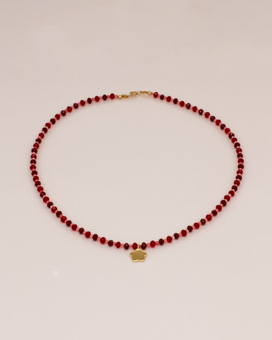»Red Flower« Necklace