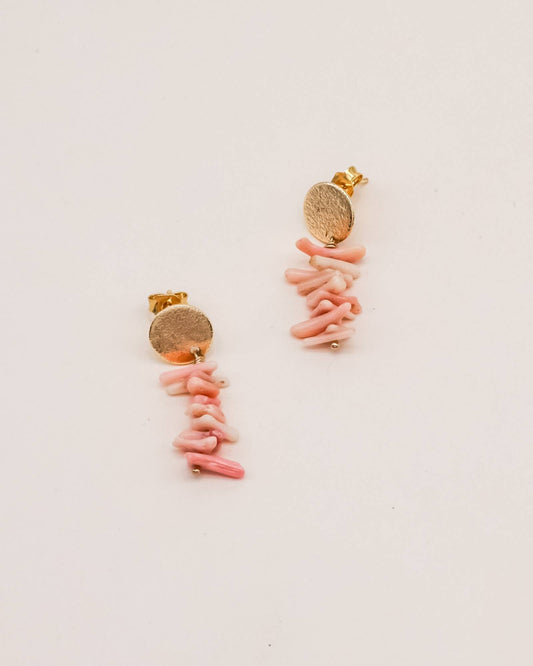 »Rose Coral« Earrings
