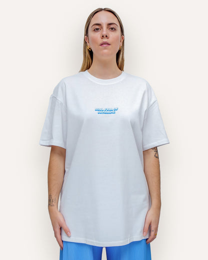 »SOUL FULL OF SHUNSHINE« Unisex Oversized T-Shirt Weiß