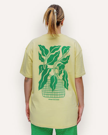 »GROW YOUR OWN WAY« Unisex Oversized T-Shirt Gelb