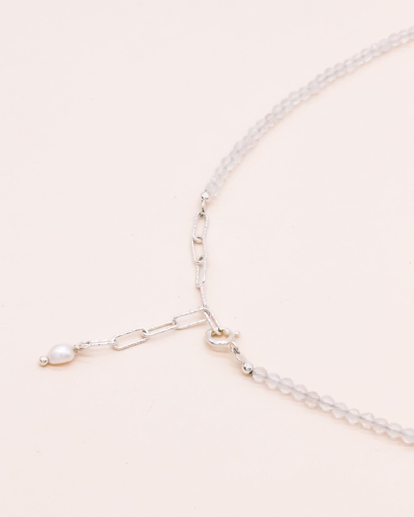 »Rock Crystal« Silver Necklace