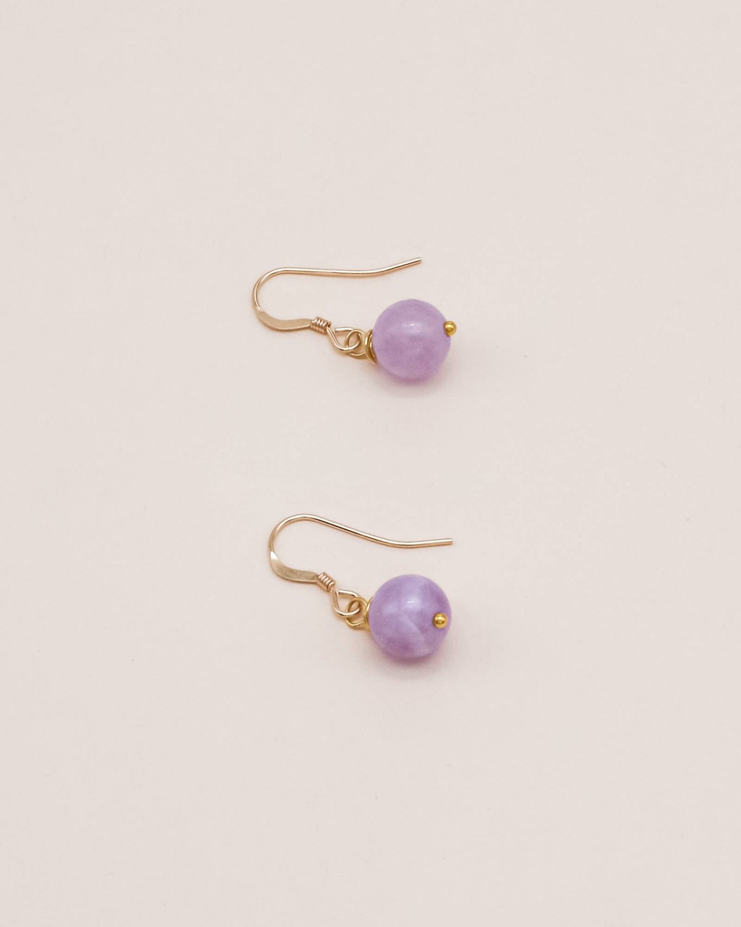 »Purple Ball« Earrings