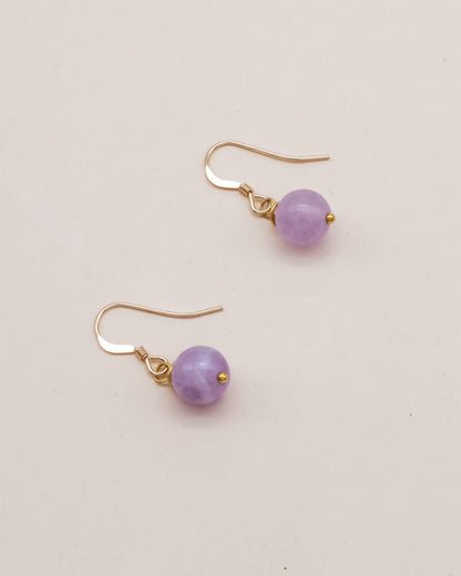 »Purple Ball« Earrings